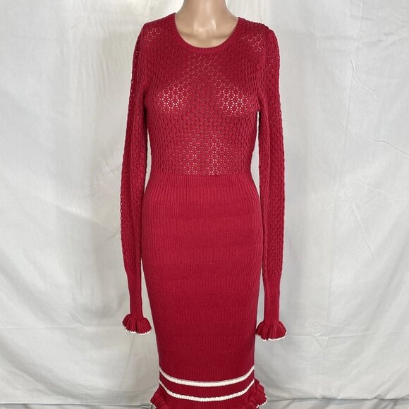 NEW KIVARI Women’s “Rafaela” Knit Midi Dress - Picture 1 of 6